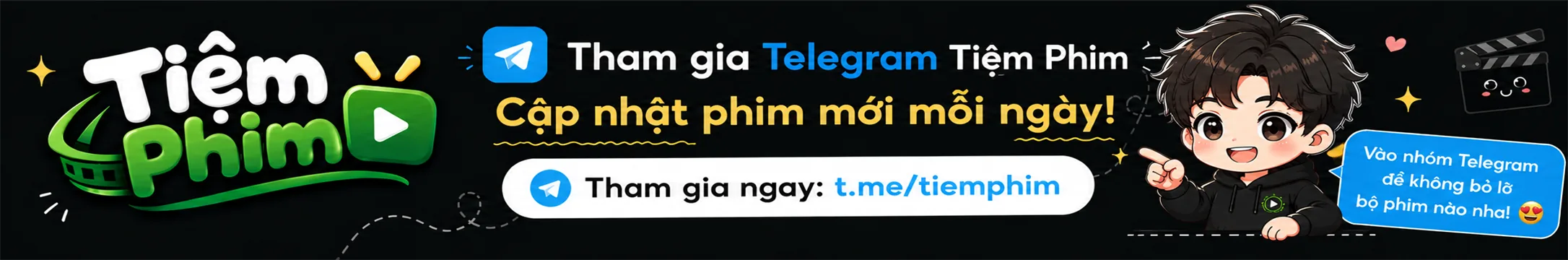 Tham gia Telegram Tiệm Phim